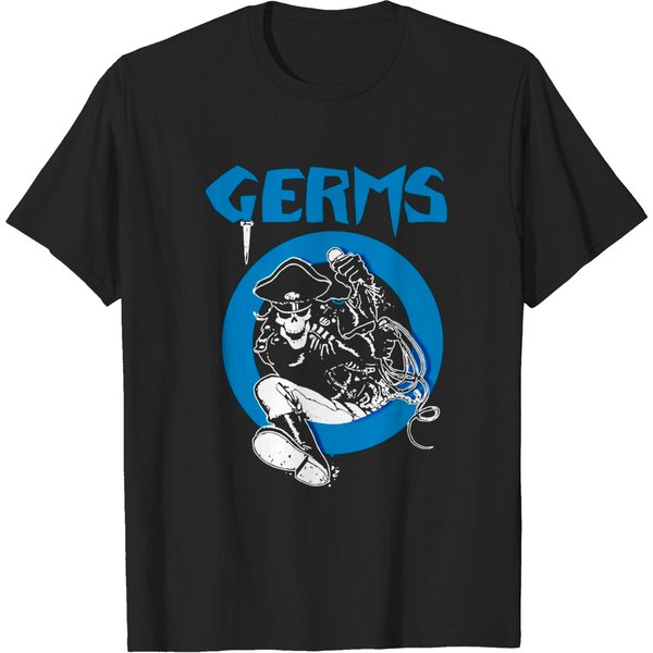 Germs Leather Skeleton T Shirt-image