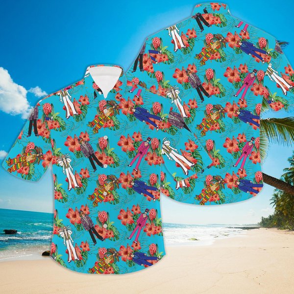 Elton John Hawaiiant-Shirt, Elton John On Stage Hawaiian Shirt-image