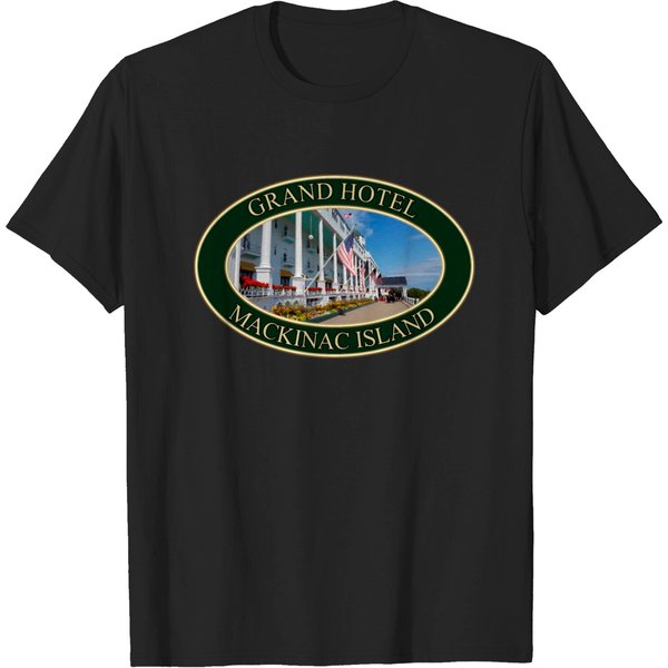 Grand Hotel On Mackinac Island, Michigan T-Shirt-image