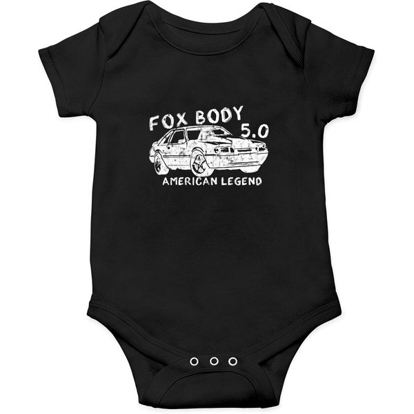 Mustang Foxbody American Fox Body Stang Muscle Classic Car 5.0l - Foxbody Mustang - Onesies