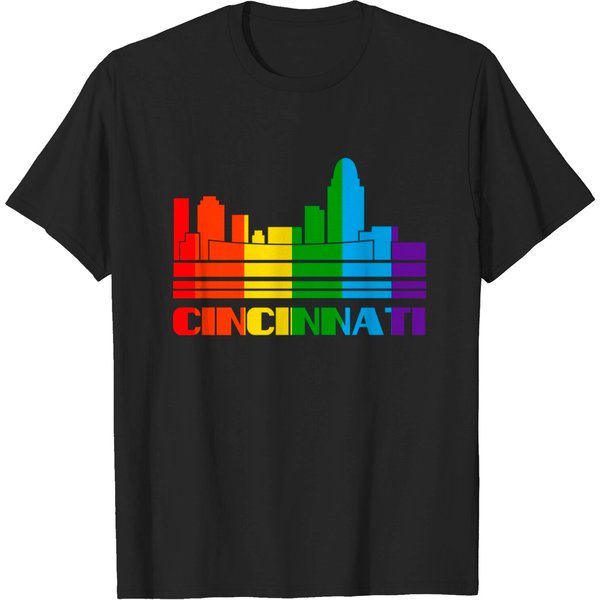 Cincinnati Pride T-Shirt: Lgbt Support Tee-image