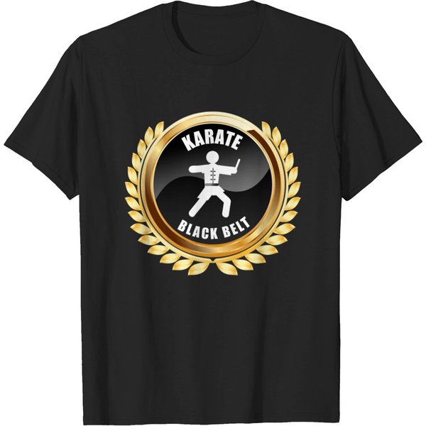 Karate Black Belt Martial Arts T-Shirt-image