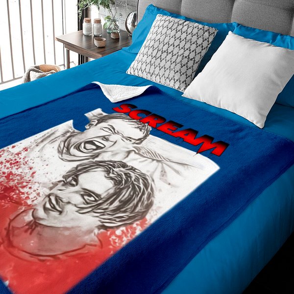 Scream Matthew Lillard And Skeet Ulrich Baby Blankets-image