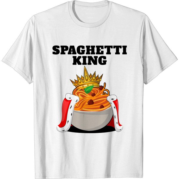 Pasta Lovers T-Shirt Spaghetti King-image
