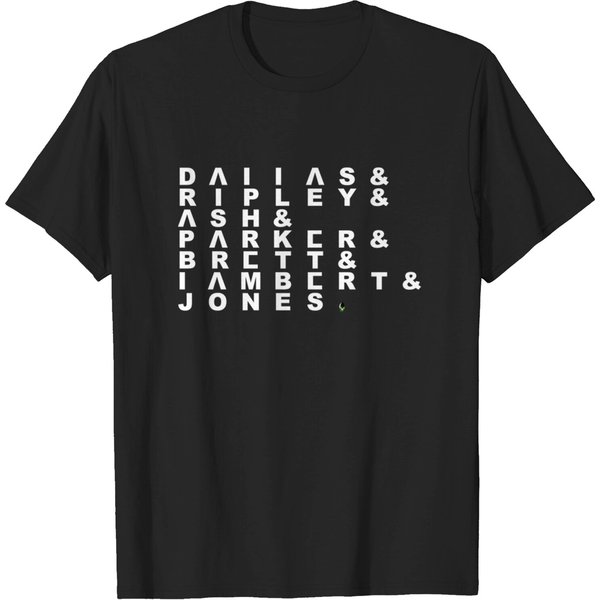 The Crew Of The Nostromo: Experimental Jetset Style - Alien Movie - T-Shirt-image