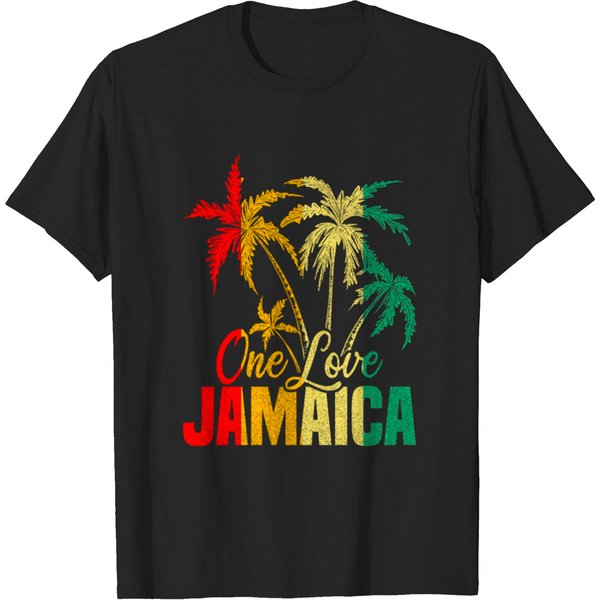 Jamaica Love Jamaican Rasta T-Shirt-image