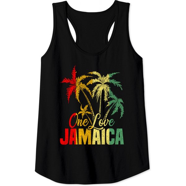 Jamaica Love Jamaican Rasta Tank Tops-image