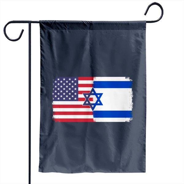 Israel Usa Flag - Israel - Garden Flags-image