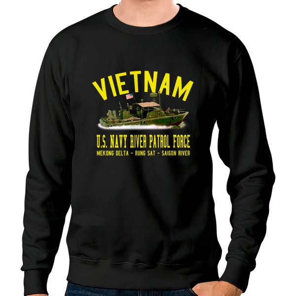 Vietnam Mark Ii Pbr - Patrol Boat, River Sweatshirts-image