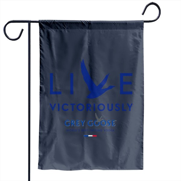Grey Goose-Live Victoriously-Logo Garden Flags-image