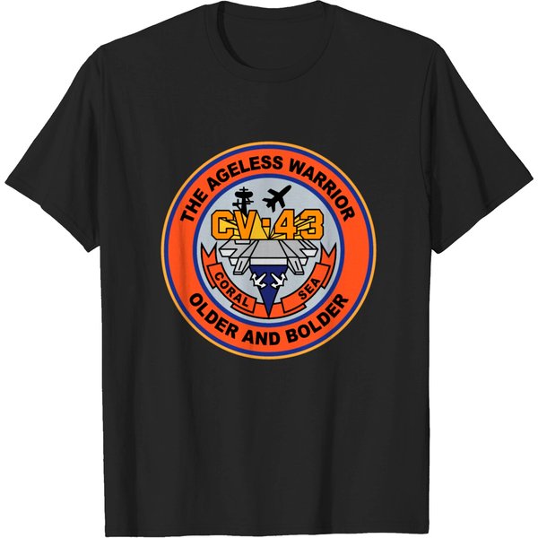 Cv-43 Uss Coral Sea Older And Bolder T-Shirt-image
