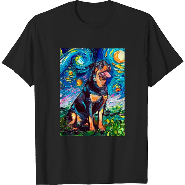 Rottweiler Night 2 - Rottweiler - T-Shirt-image