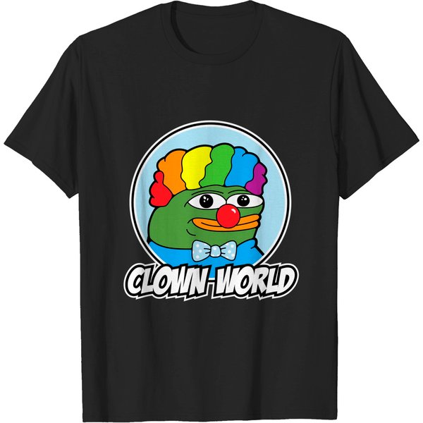 Clown World Pepe Meme Shirt - Clown World - T-Shirt-image