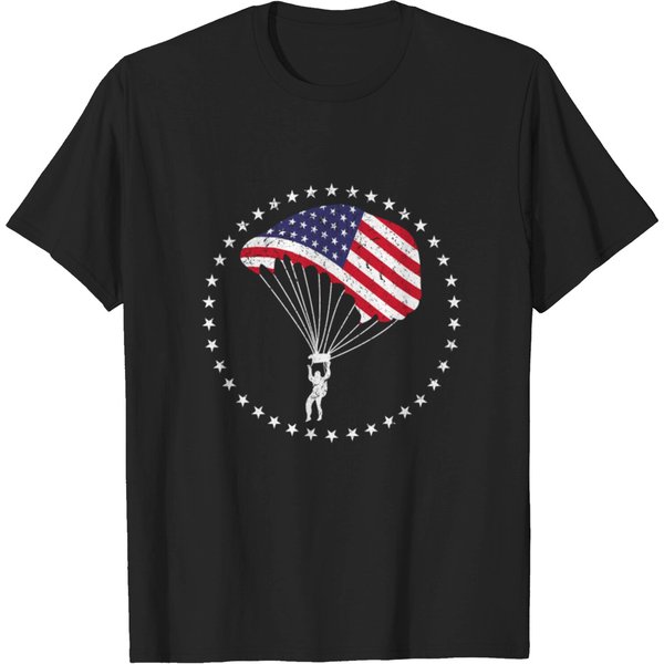 Skydiving Parachuting Skydiver Cool T-Shirt-image