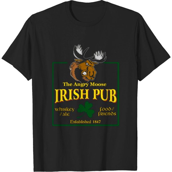 Angry Moose Irish Pub T-Shirt-image
