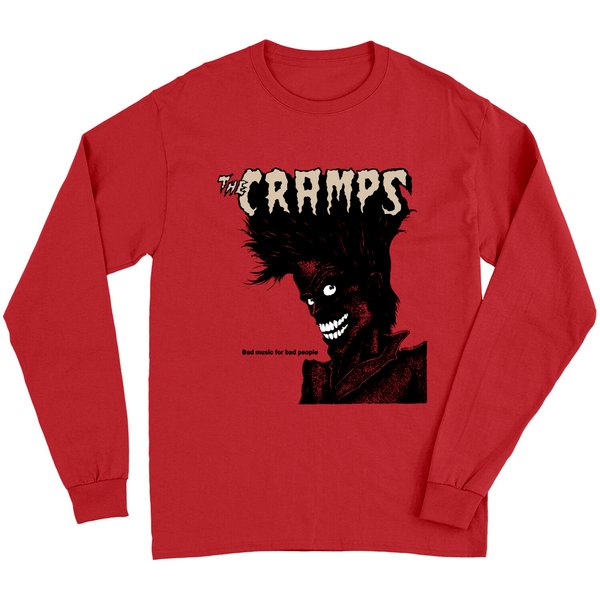 The Cramps Unisex Long Sleeves: Bad Music-image