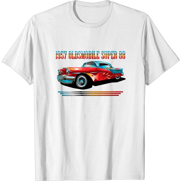 1957 Oldsmobile Super 88 - Race Edition - Car - T-Shirt-image