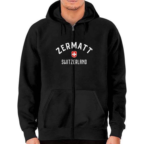 Zermatt Switzerland - Zermatt Switzerland - Zip Hoodies-image