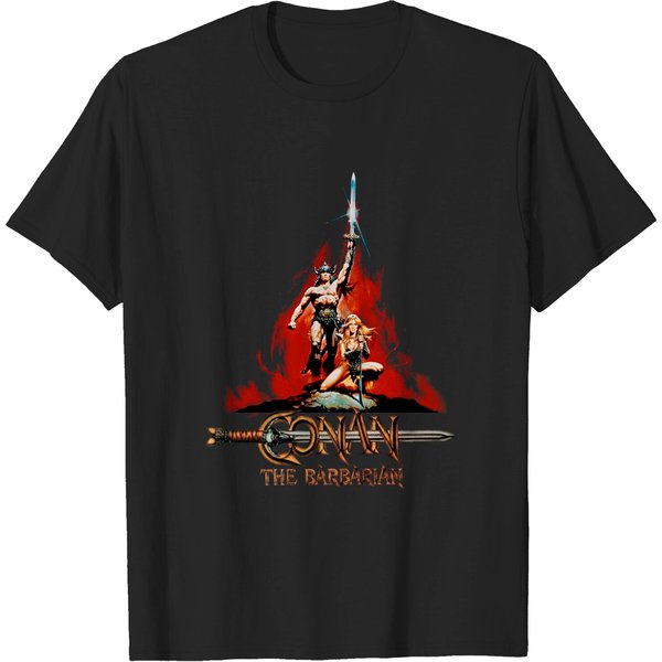 Conan The Barbarian Unisex Shirt | Cult Film 80S Horror Vintage T-Shirt-image