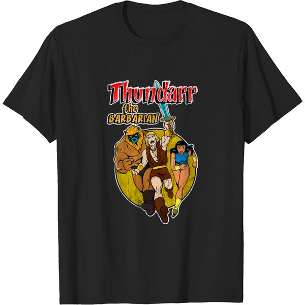 Distressed Thundarr The Barbarian - Thundarr The Barbarian - T-Shirt-image