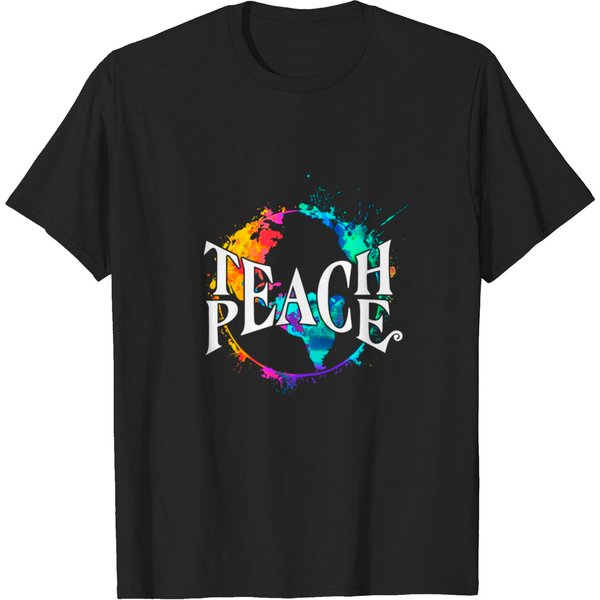 Teach Peace Hippie World - Hippie - T-Shirt-image