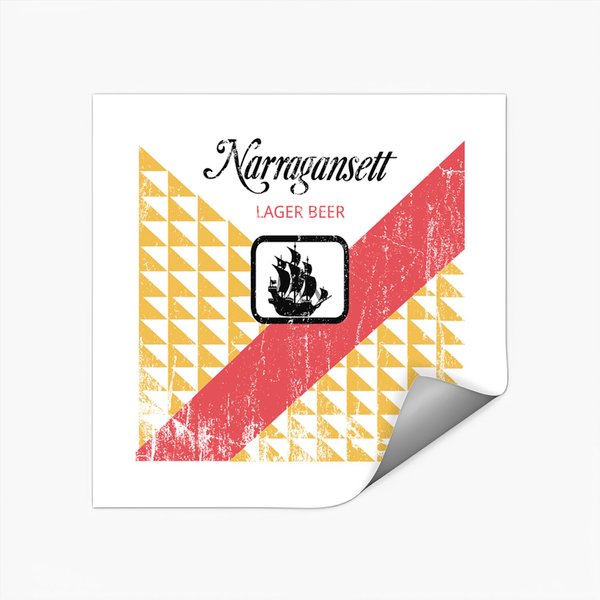 Narragansett Label From Jaws, Distressed - Jaws - Stickers-image