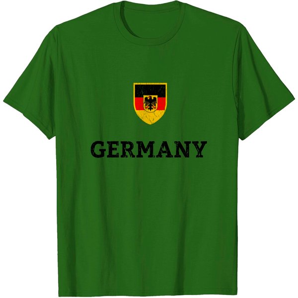 Vintage Germany German Football Soccer Flag - Germany - T-Shirt-image