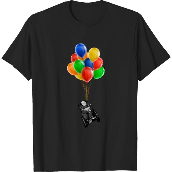 Eric The Actor Flying With Balloons - Howard Stern - T-Shirt-image