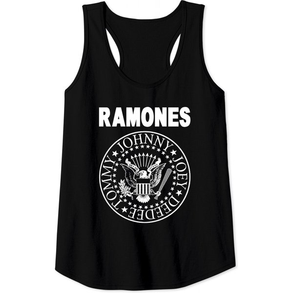 The Ramones Seal Logo Rock Punk Heavy Metal Tee Tank Tops-image