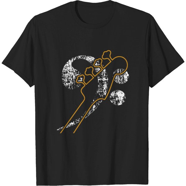 Bass Clef - Bass Guitar T-Shirt-image
