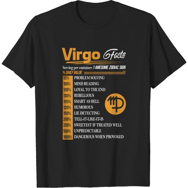 Virgo Facts - Virgo Facts - T-Shirt-image