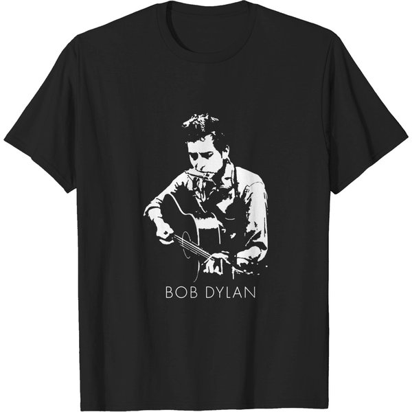 Bob Dylan - Guitar - Bob Dylan - T-Shirt-image
