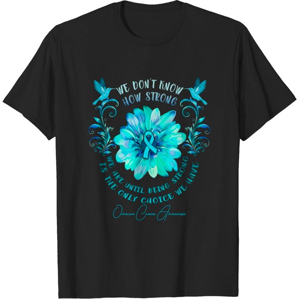 Ovarian Cancer Awareness - Strength In Challenges T-Shirt-image