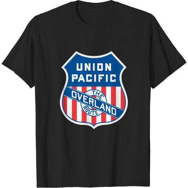 Union Pacific Railroad Obsolete Logo - Union Pacific Railroad - T-Shirt-image