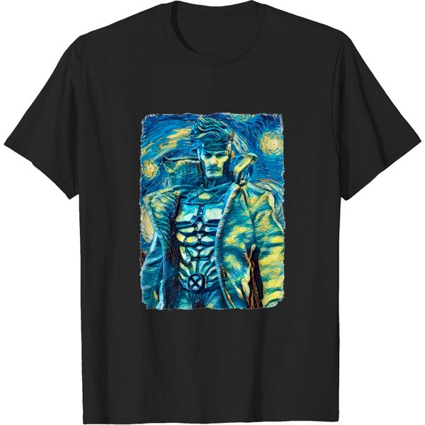 Gambit Van Gogh Style - Gambit - T-Shirt-image