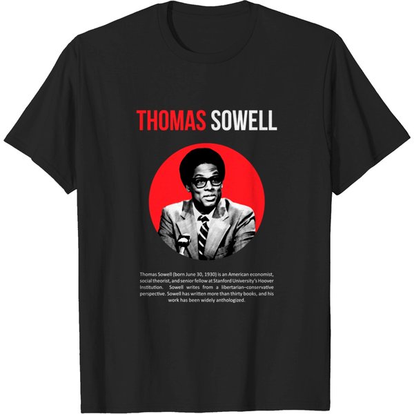 Thomas Sowell - Black History Month African American - T-Shirt-image