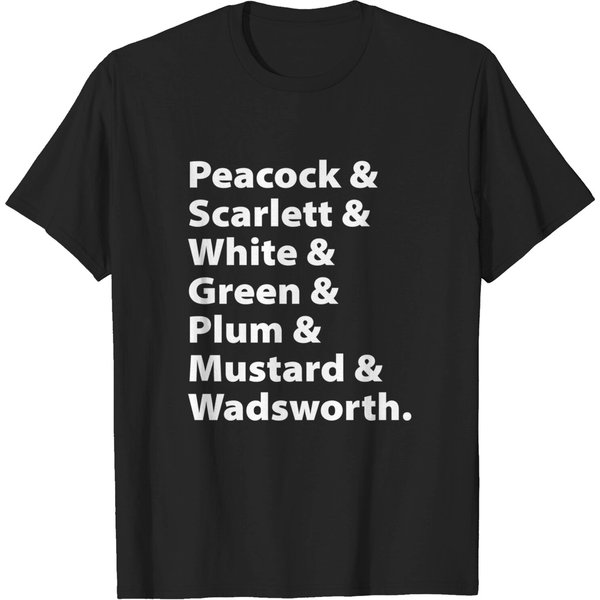Clue Names - Movie - T-Shirt-image