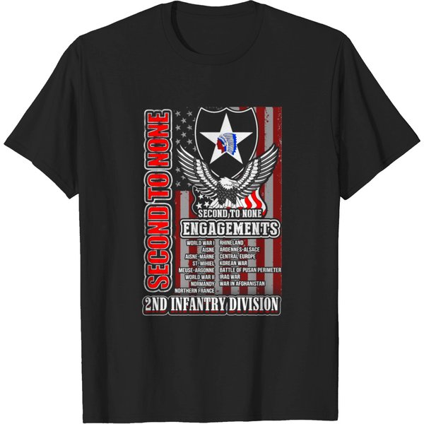 2Nd Infantry Division - Second To None Engagements T-Shirt-image