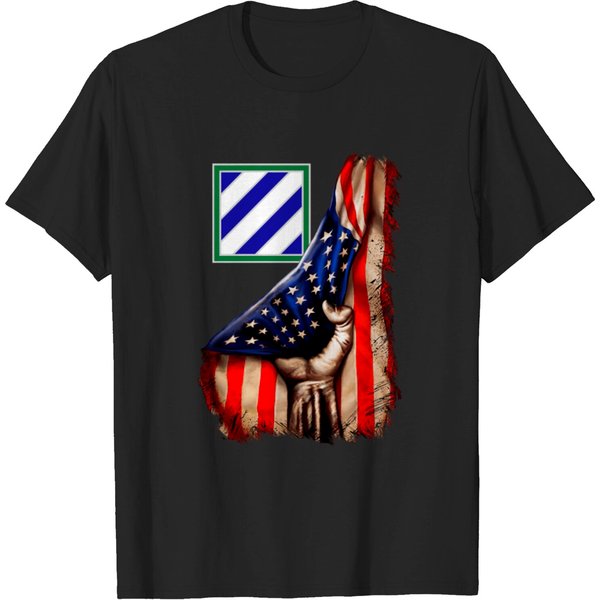 3Rd Infantry Division American Flag T-Shirt-image
