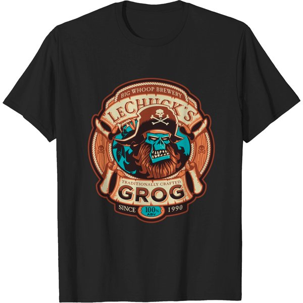 Ghost Pirate Grog - Monkey Island - T-Shirt-image