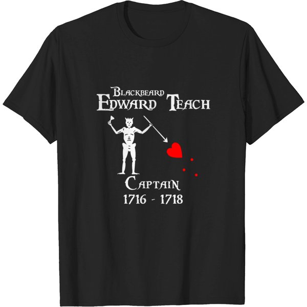 Captain Edward "Blackbeard" Teach T-Shirt-image