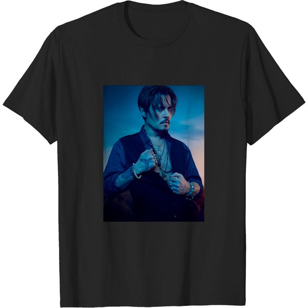 Wallpaper Johnny Depp Art Classic T-Shirt-image