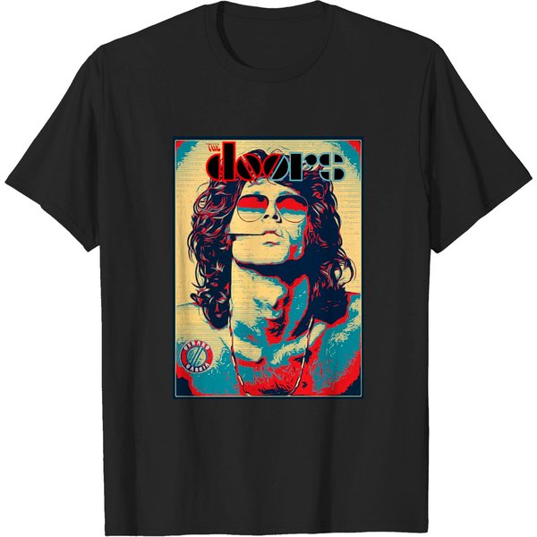 The Doors Jim Morrison American Poet Official Rock Music T Shirt-image