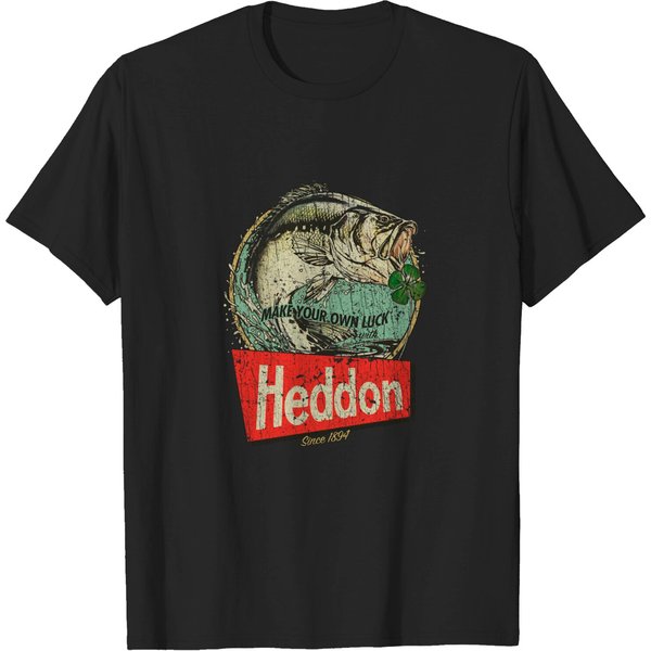 Heddon Lures - Make Your Own Luck 1894 - Fishing - T-Shirt-image