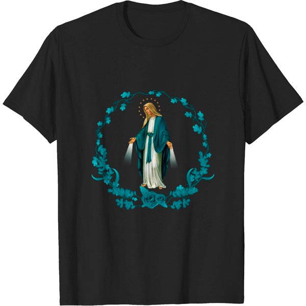 Our Lady Of Grace, Miraculous Medal T-Shirt-image