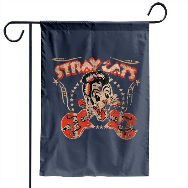 Stray Cats Vintage Exclusive - Stray Cats - Garden Flags-image