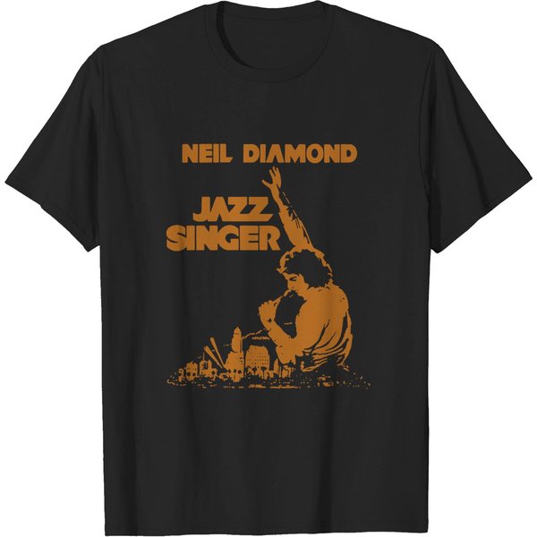 Neil Diamond Jazz Singer Graphic T-Shirt-image