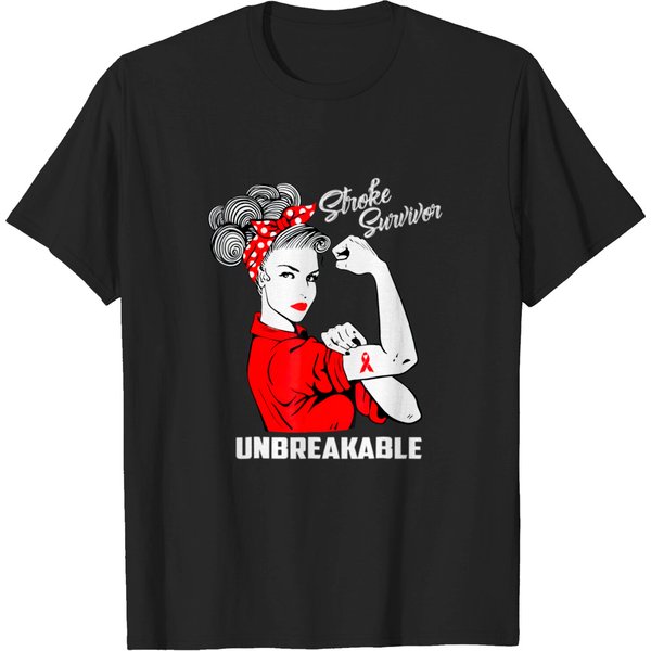 Stroke Survivor Unbreakable Tshirt Stroke T-Shirt-image