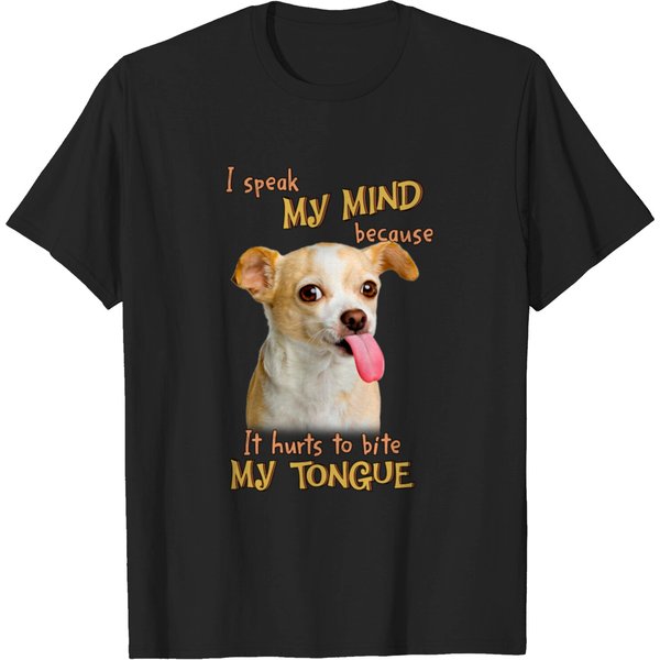 I Speak My Mind Because It Hurts To Bite My Tongue T-Shirt-image