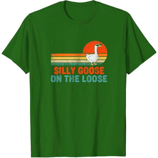 Silly Goose On The Loose Funny Saying T-Shirt-image